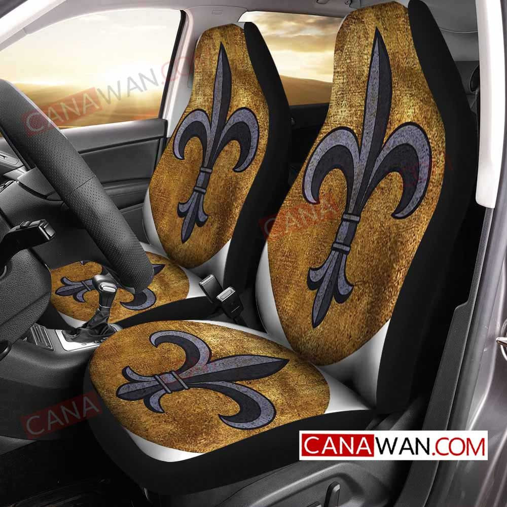 New Orleans Saints Car Seat Cover Set CSC3015