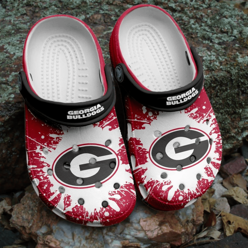Personalized Clogs –  Georgia Bulldogs Nca2 Crocs Crocband Comfortable Clogs Shoes For Men Women