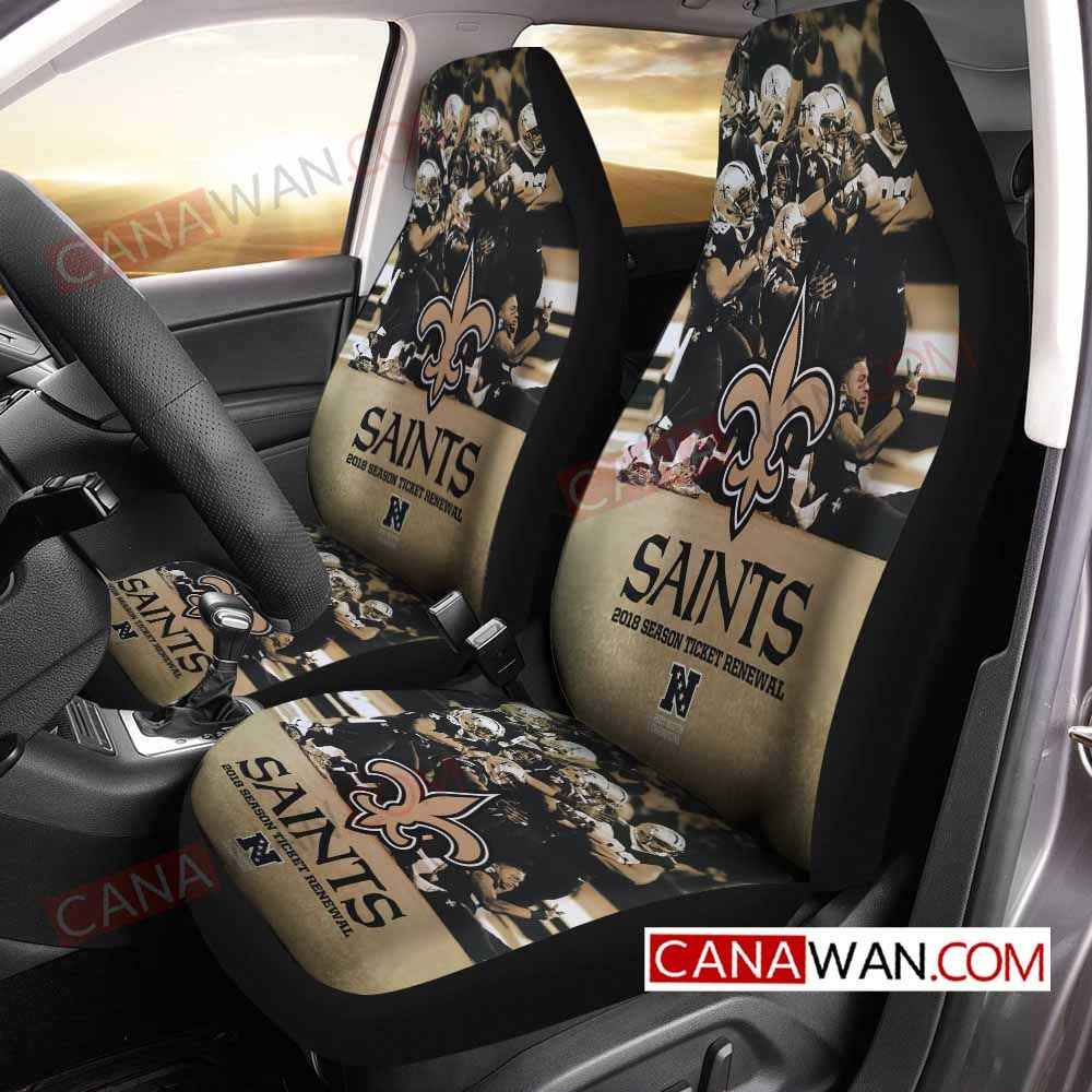 New Orleans Saints Car Seat Cover Set CSC2434