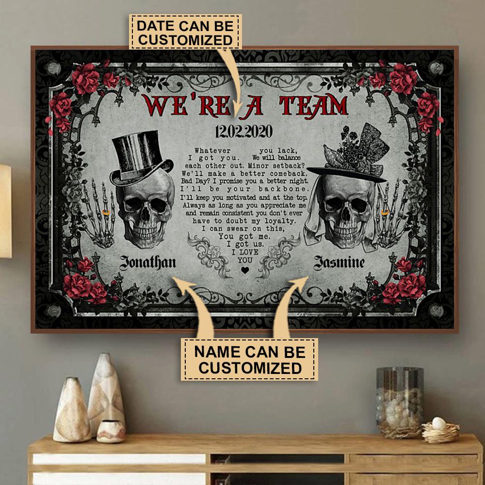 Personalized Skeleton Couple We̵ &hellip;