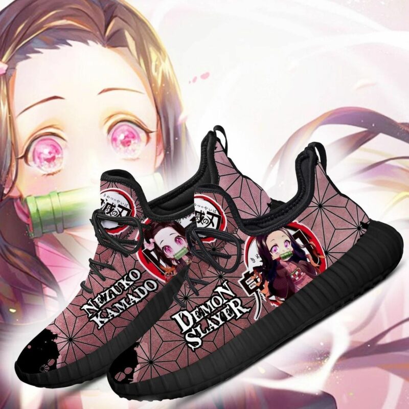 Nezuko Shoes Costume Demon Slayer Anime Shoes Dragon Ball Anime Shoes Fan Gift Idea Running Walking Shoes Reze Sneakers Shirttrend