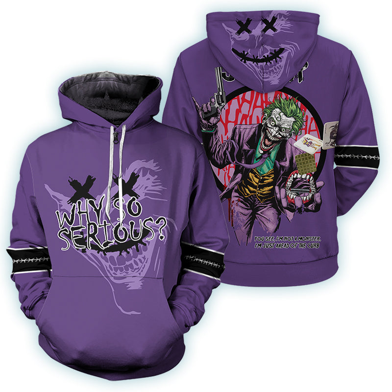 The Dark Knight Why So Serious Hoodie & Zip Hoodie
