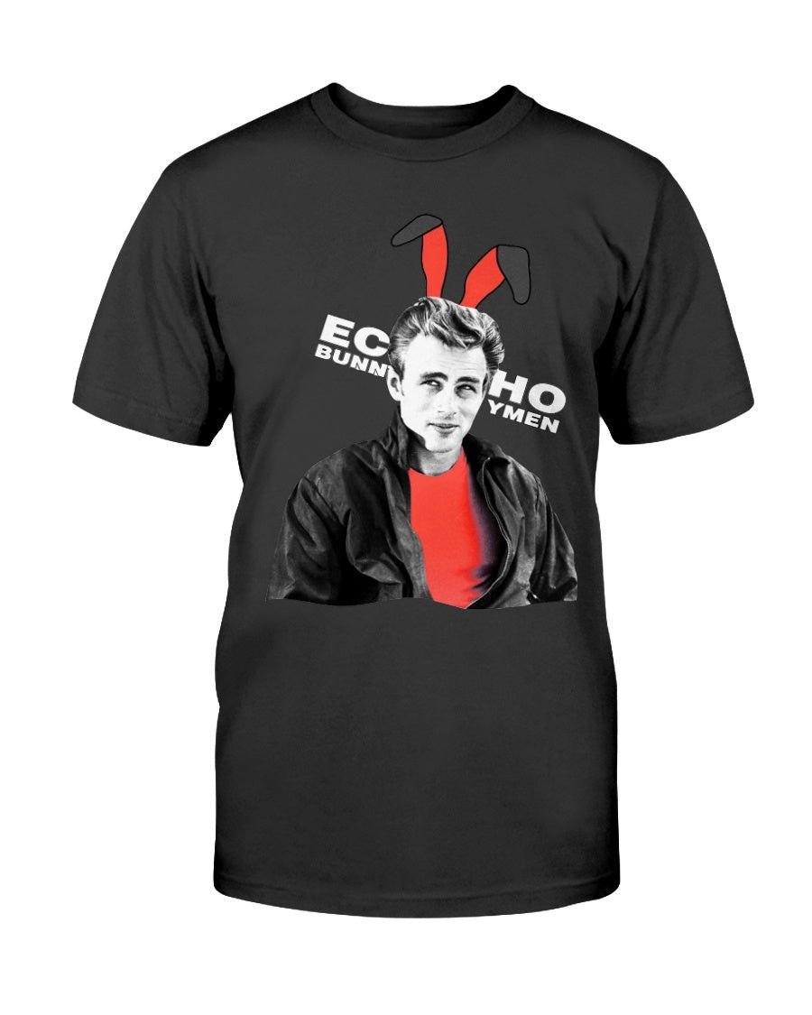 Vintage 80S Echo The Bunny Post Punk Rock Tour Concert T Shirt Ian Mcculloch James Dean T Shirt 082121