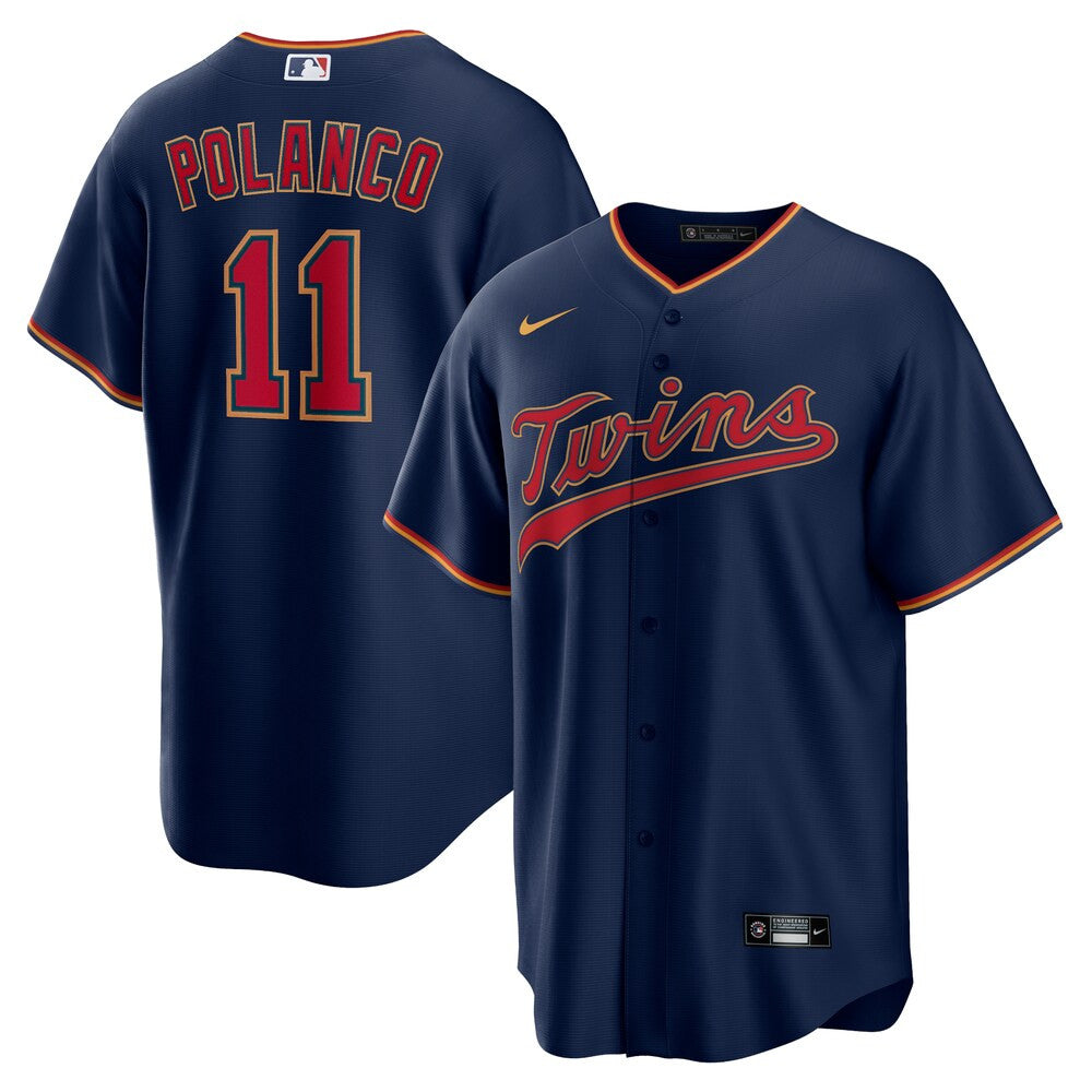 Men’S Minnesota Twins Polanco Nike Navy Alternate Replica Player