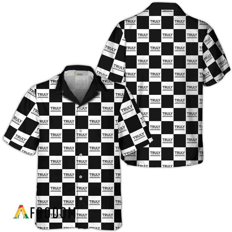 Truly Hard Seltzer Checkerboard Hawaiian Shirt