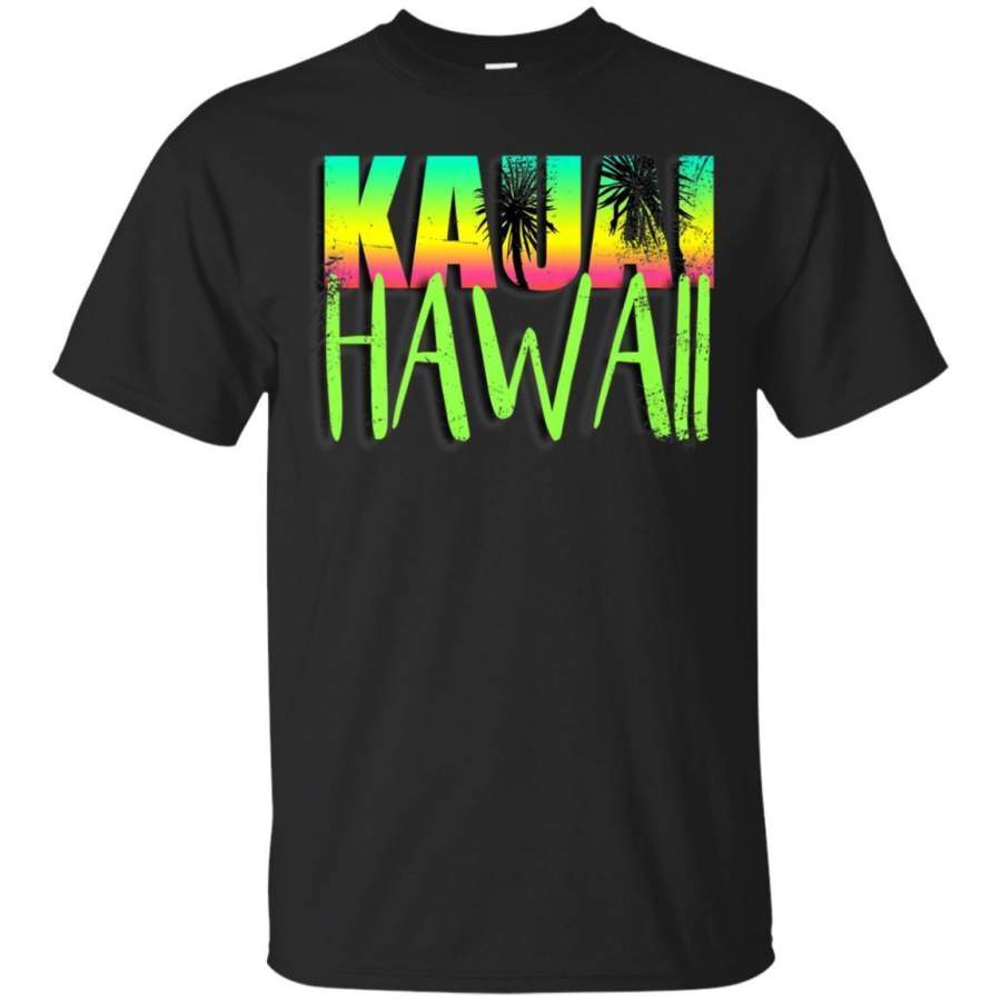 AGR Hawaiian Shirt Kauai Hawaii T Shirt Vintage Sunset Vacation Jaq T-shirt