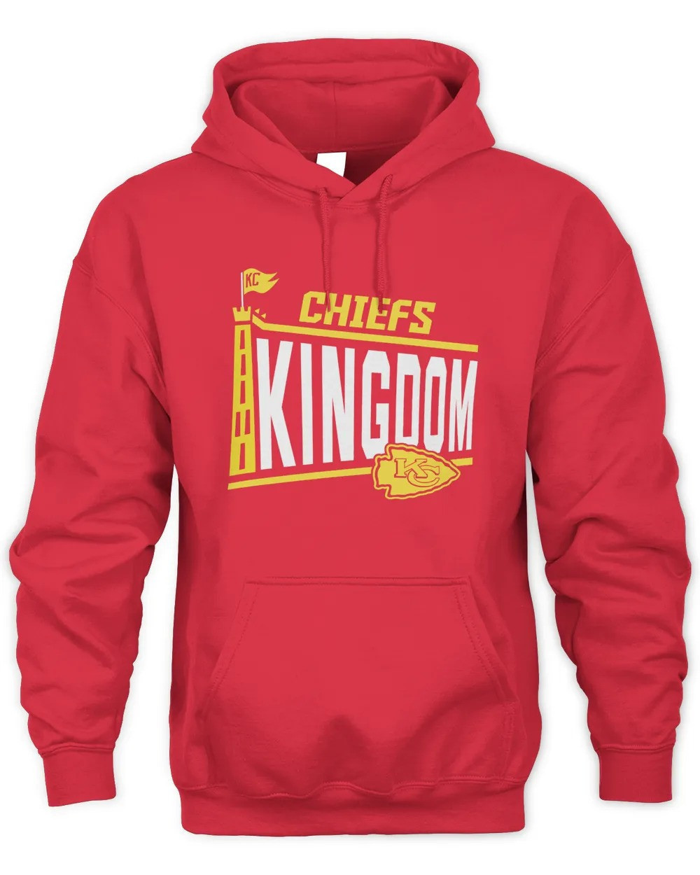 Kansas City Chiefs Logo Regional Super Rival 2023 Pullover Hoodie Red