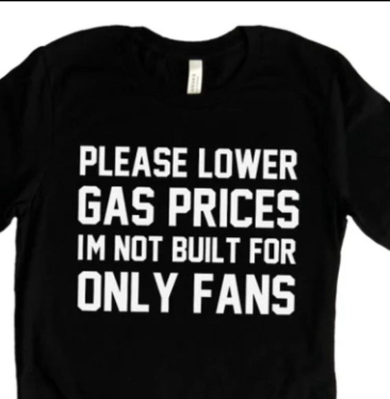 Please Lower Gas Prices I m Not Built For Onlyfans Funny Tee Shirt Outfits