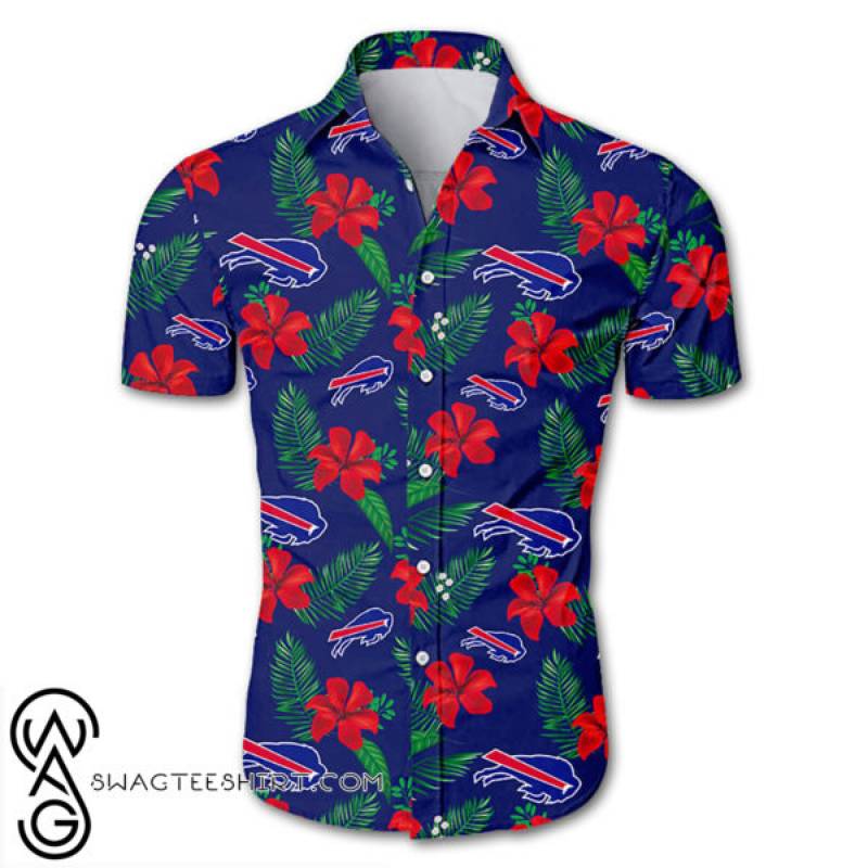 Buffalo bills tropical flower hawaiian shirt &#8211; Maria