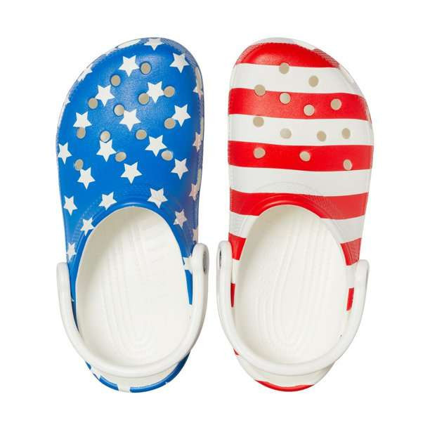 Personalized Clogs –  Usa Flag 4Th Of July Crocband Clogs Personalized Clogs –  Usa Flag 4Th Of July Crocband Clogs