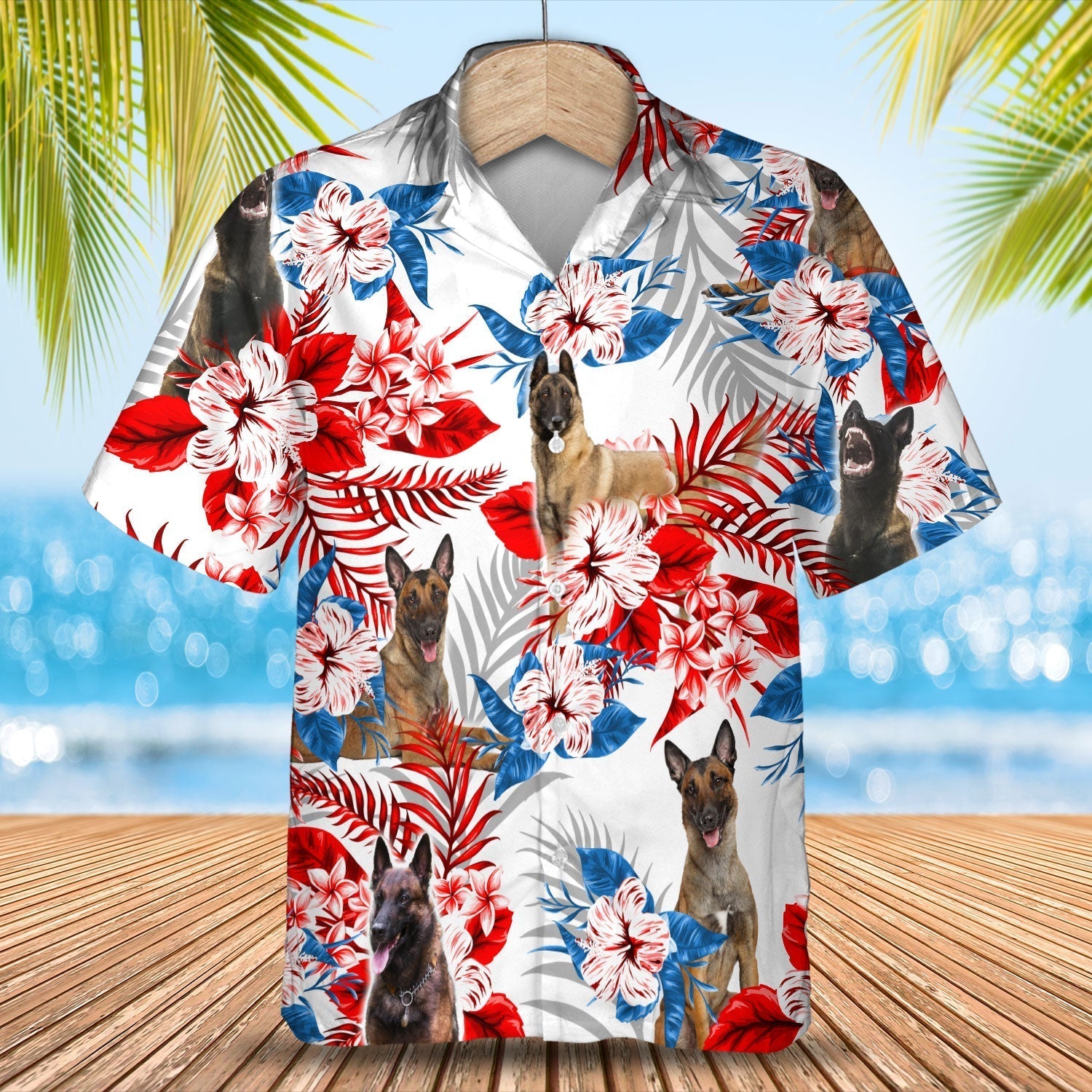 Belgian Malinois Hawaiian Shirt –  Gift For Summer, Summer Aloha Shirt, Hawaiian Shirt For Men And Women