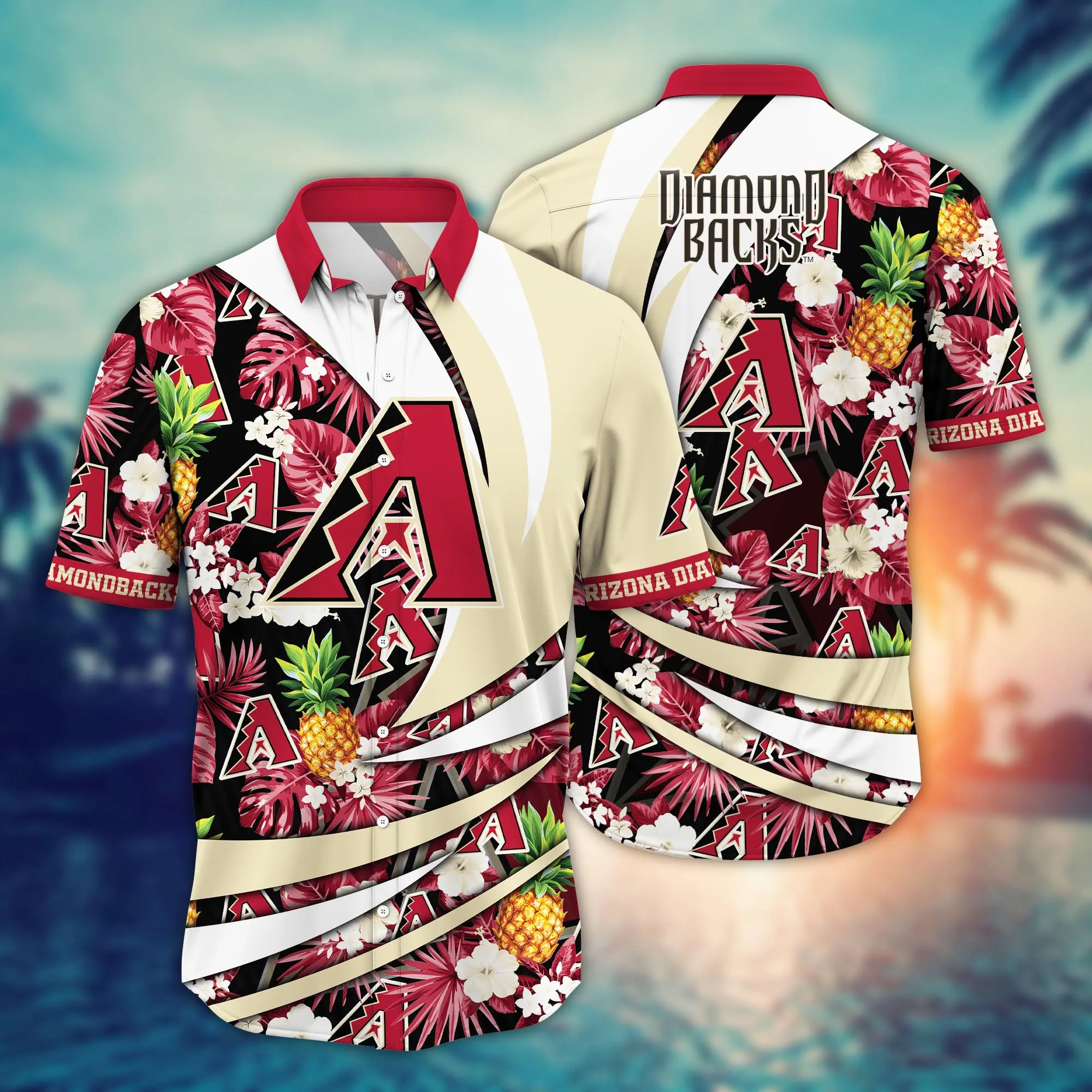 Arizona Diamondbacks Mlb Hawaiian Shirt August Knockout Game Shirts