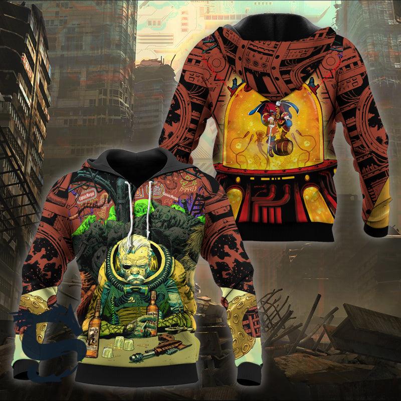 The Old Man Of Fear Agent Drink Captain Morgan Hoodie & Zip Hoodie