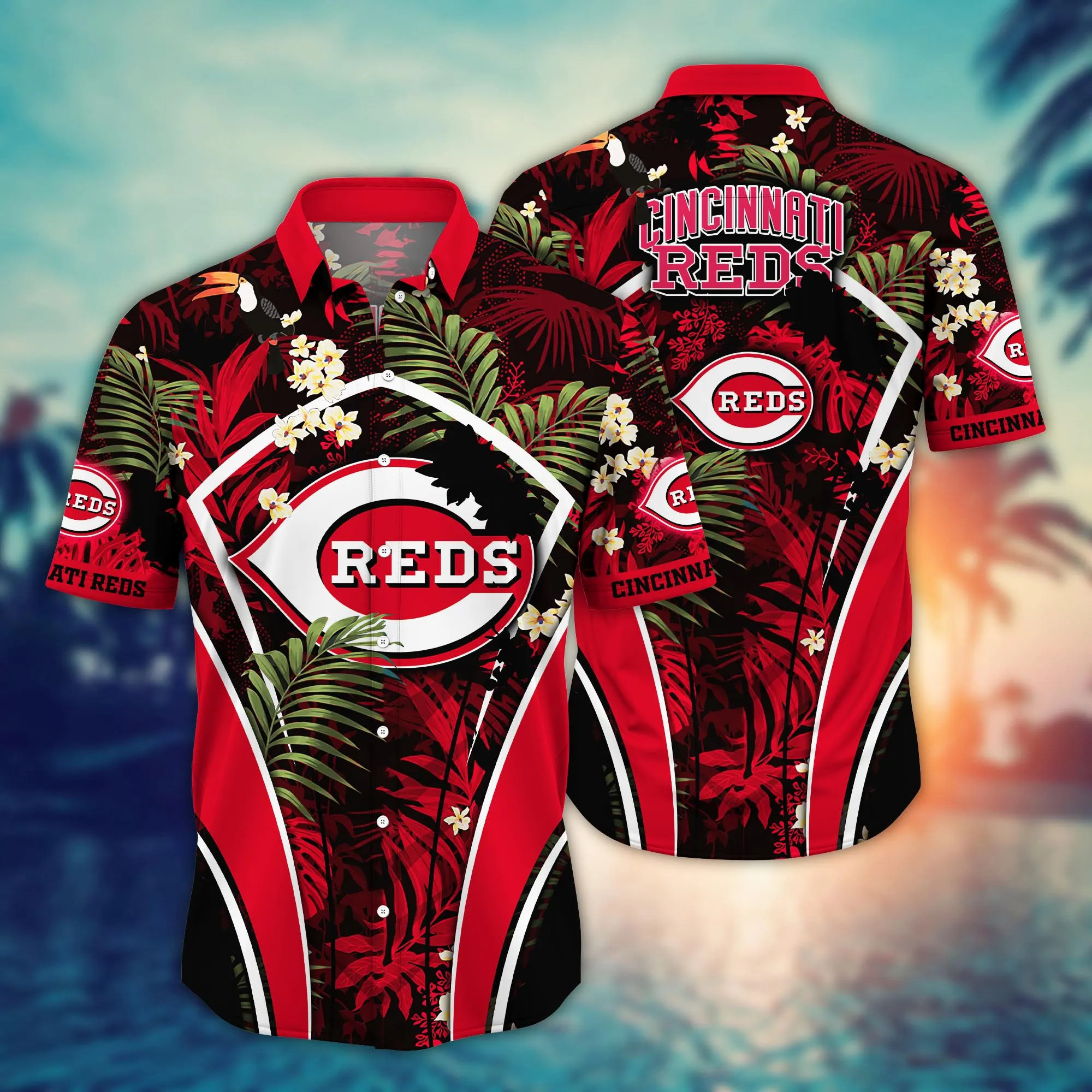 Cincinnati Reds Mlb Hawaiian Shirt Ice Cream Season Aloha Shirt