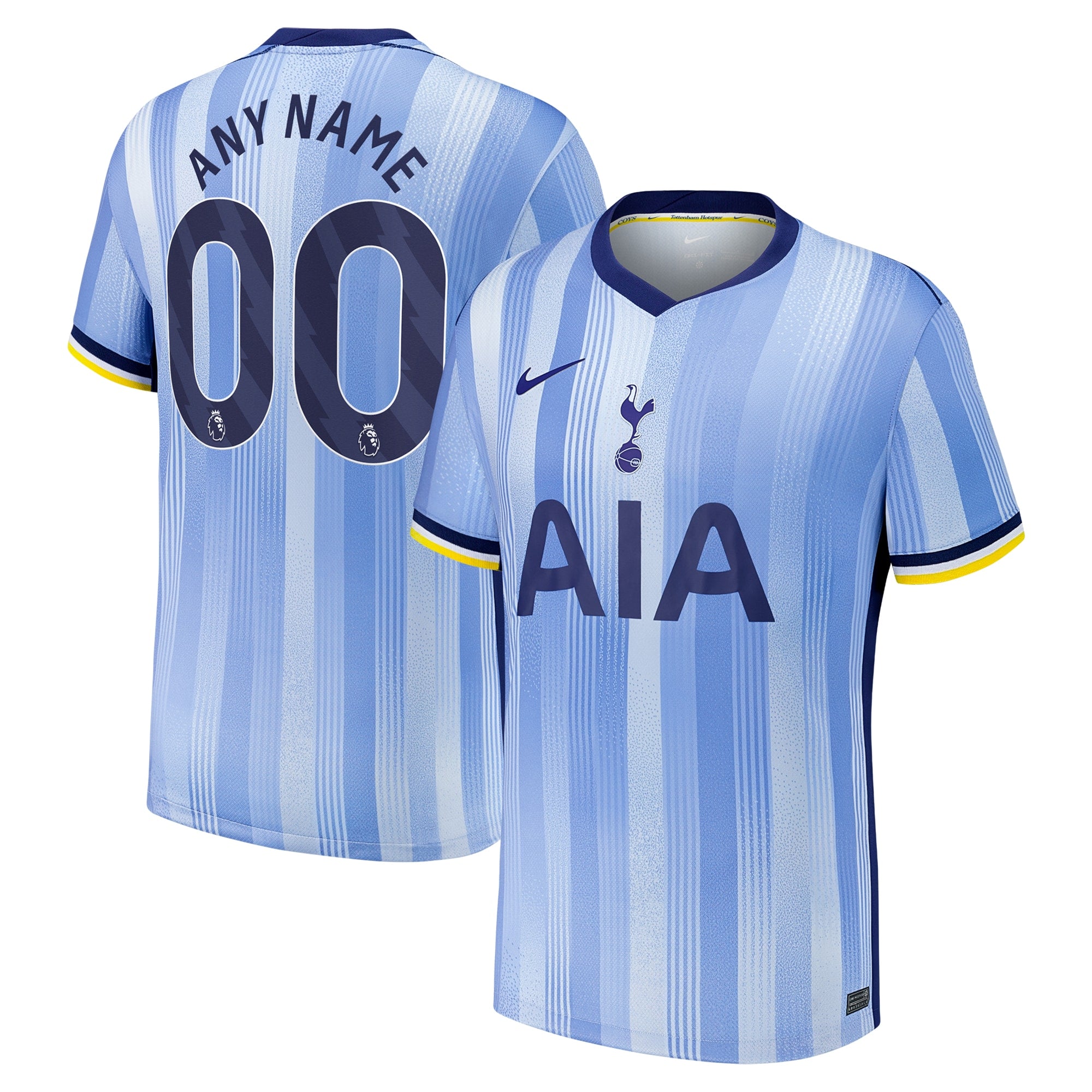 Tottenham Hotspur Nike 2024/25 Away Custom Jersey – Blue