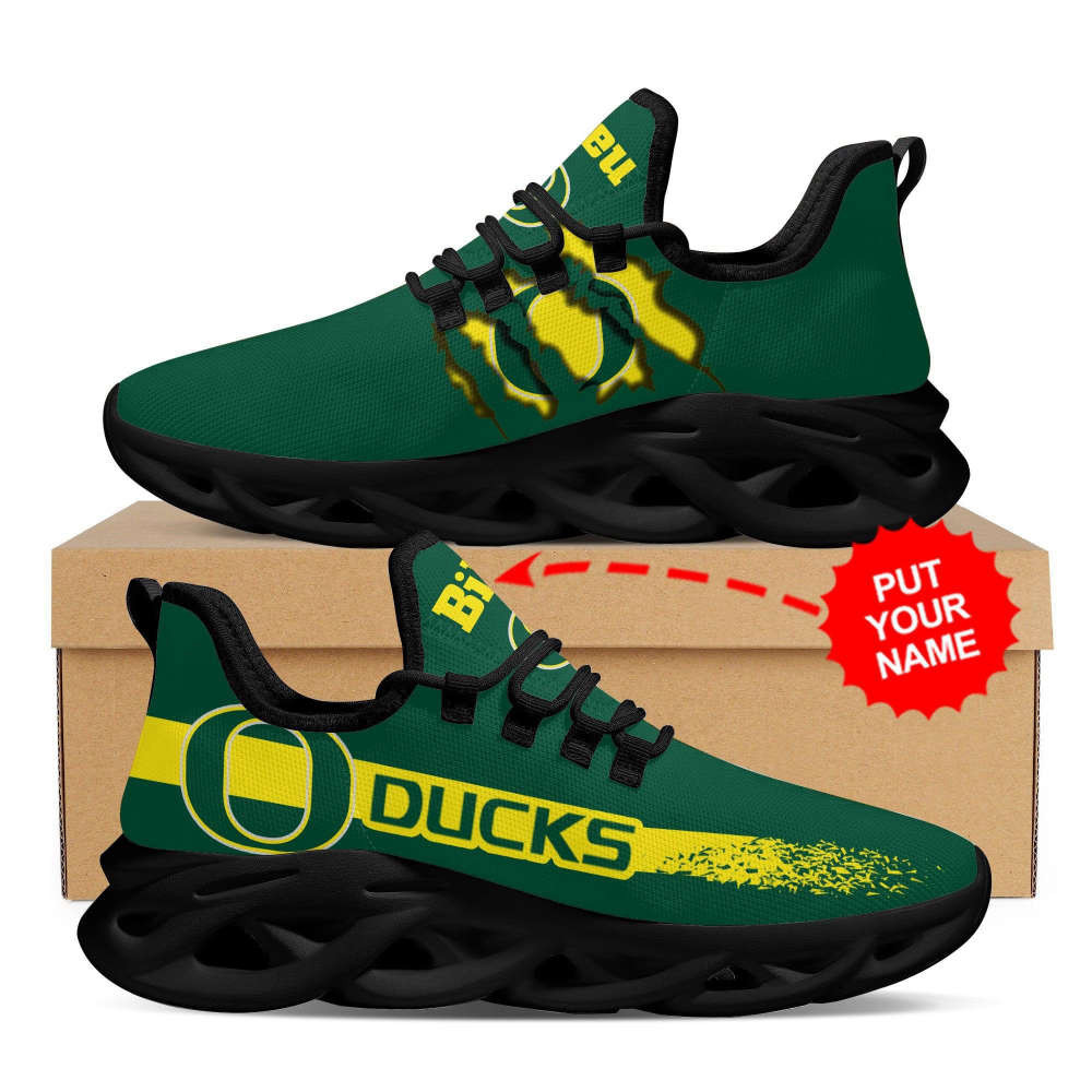 Oregon Ducks Custom Personalized Max Soul Sneakers Running Sports Shoes For Men Women 1233