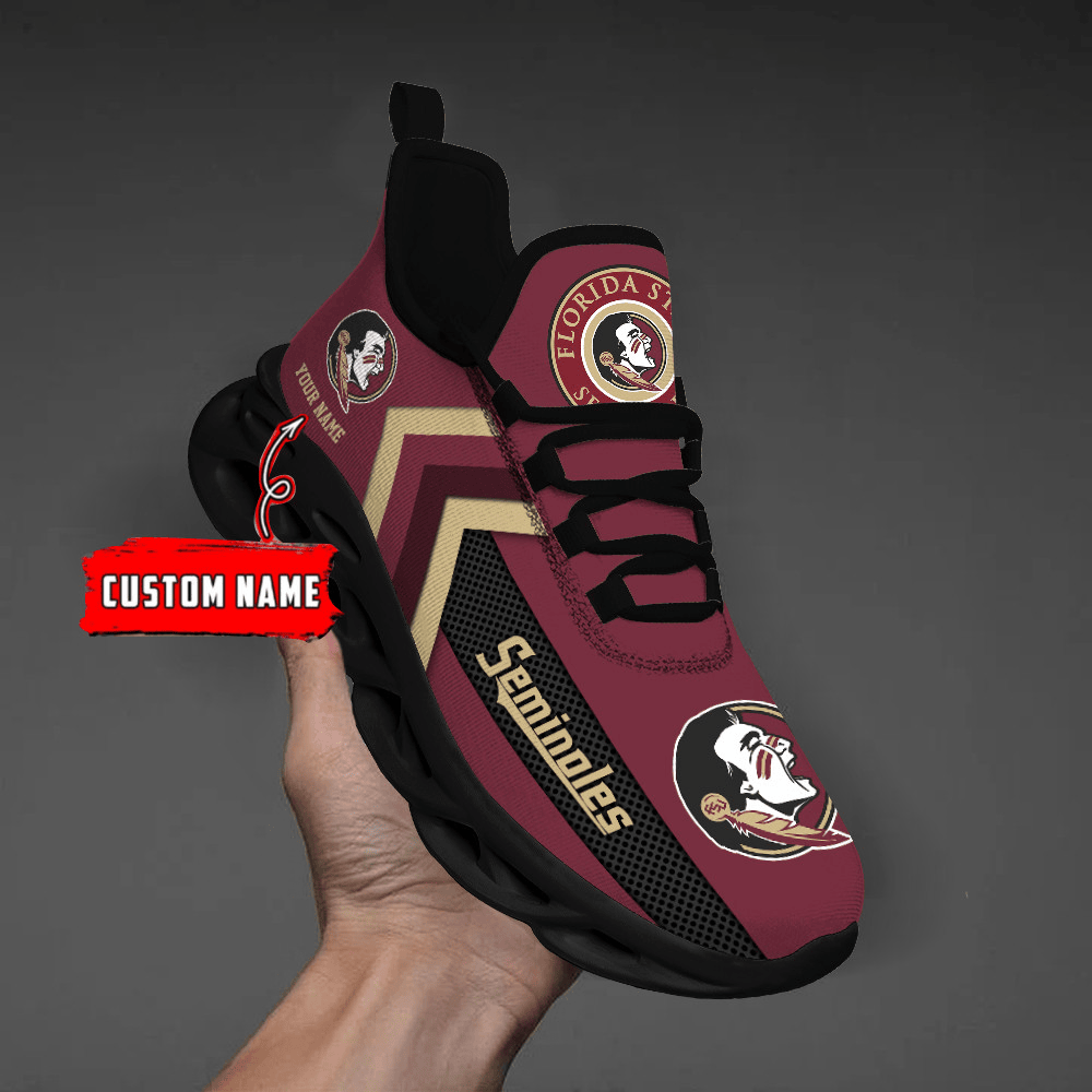 Florida State Seminoles Personalized Custom Name Max Soul Shoes 127