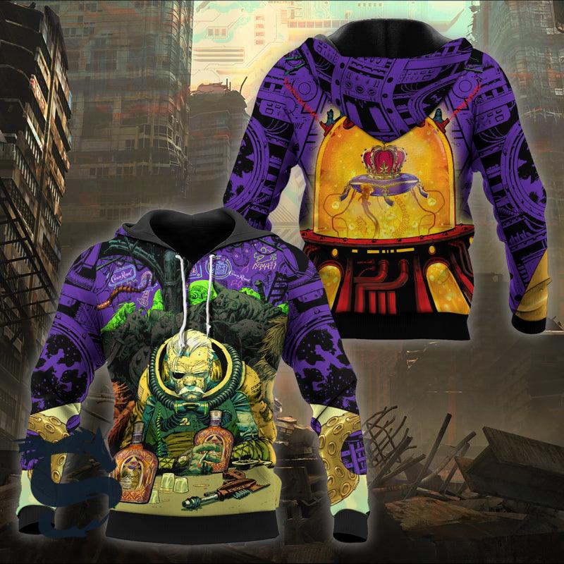 The Old Man Of Fear Agent Drink Crown Royal Hoodie & Zip Hoodie