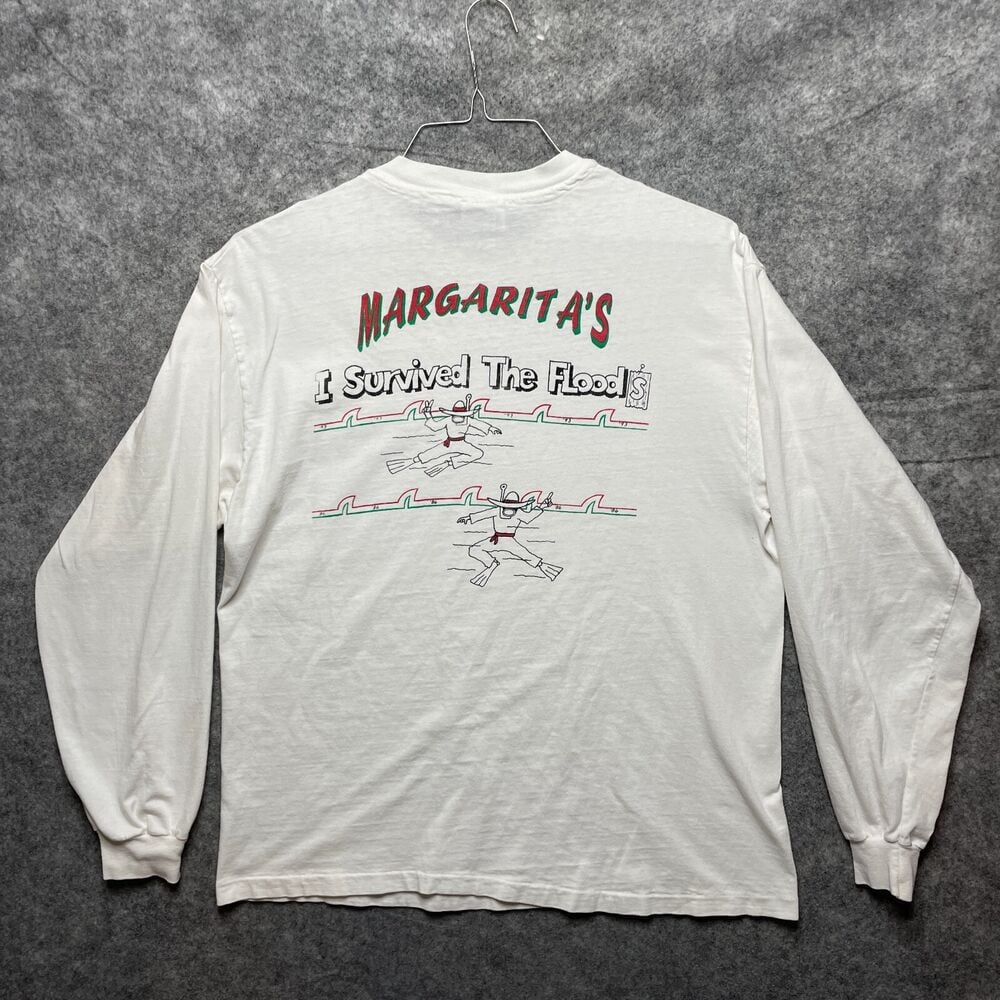 Vintage Margaritas T Shirt Adult Kansas City Mexican Restaurant 90S