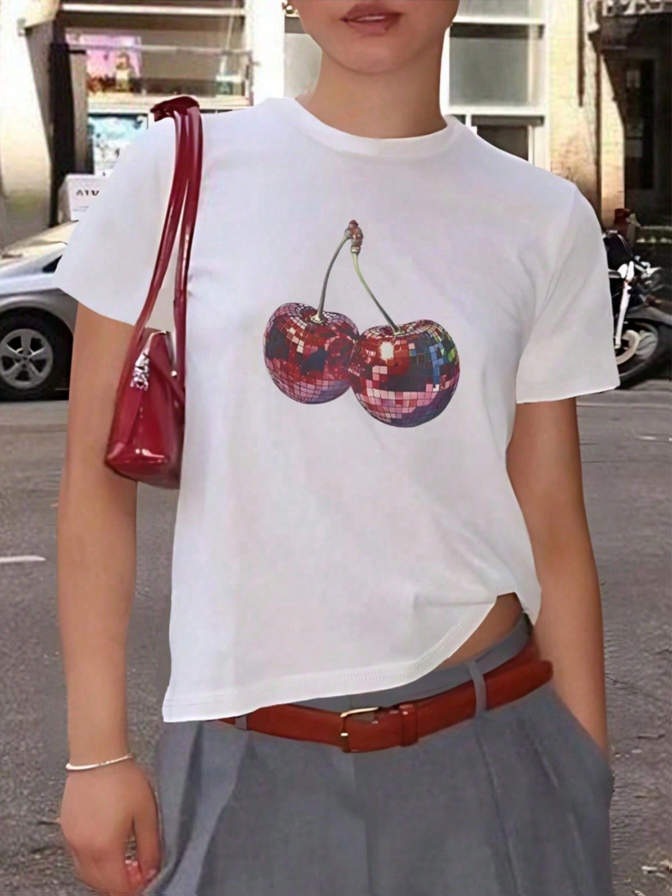 Shirt Ideas, Teen Girl Cherry Print  …