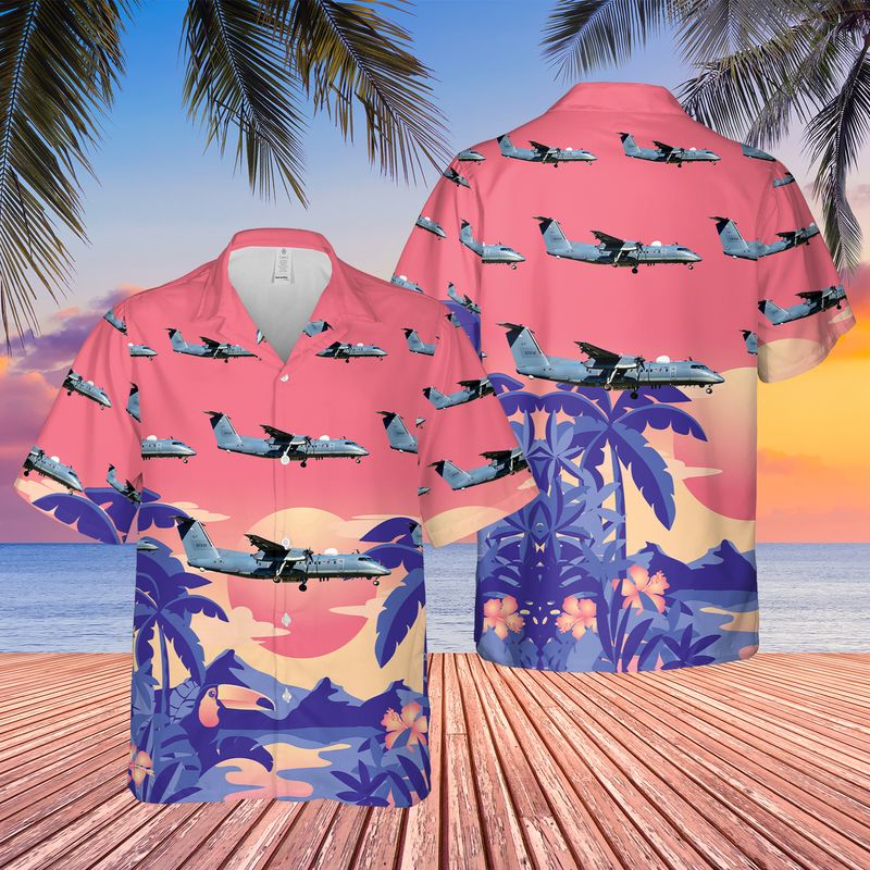 Us Army Bombardier Ro-6A Hawaiian Shirt