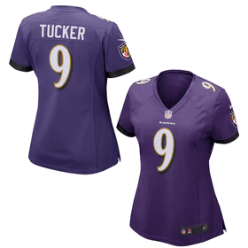 Women’S Justin Tucker Ravens Purple Jersey – All Stitched