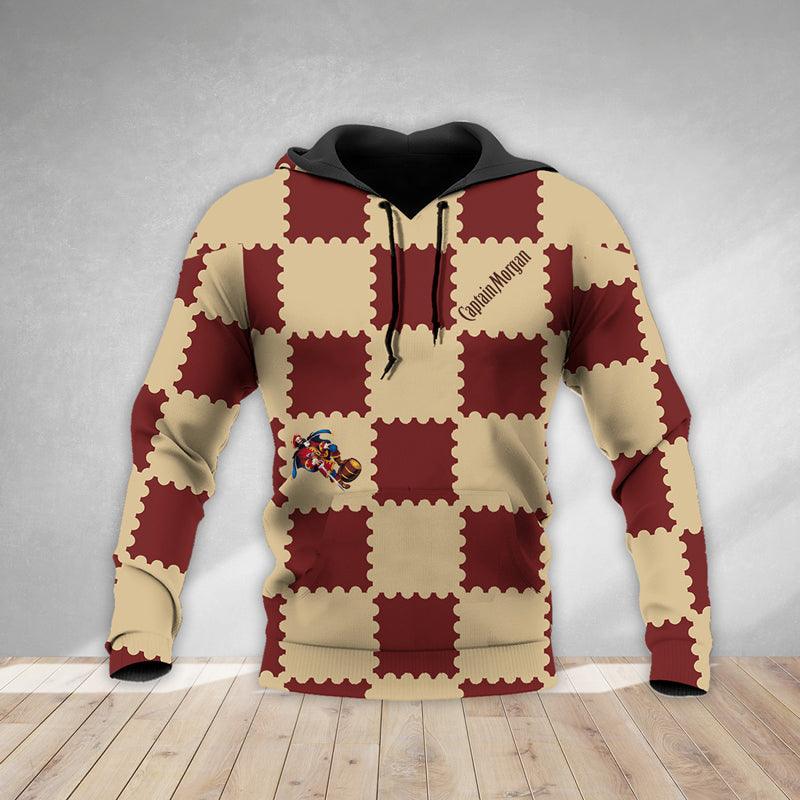 Gorgeous Gingham Captain Morgan Hoodie & Zip Hoodie