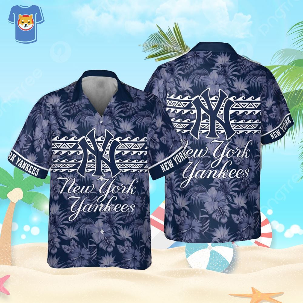 New York Yankees Major League Baseball Print Hawaiian Shirt