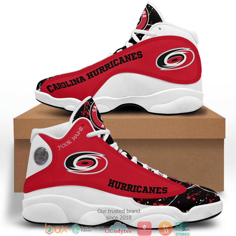 Carolina Hurricanes Custom Name Air Jordan 13 Shoes JD13 V998