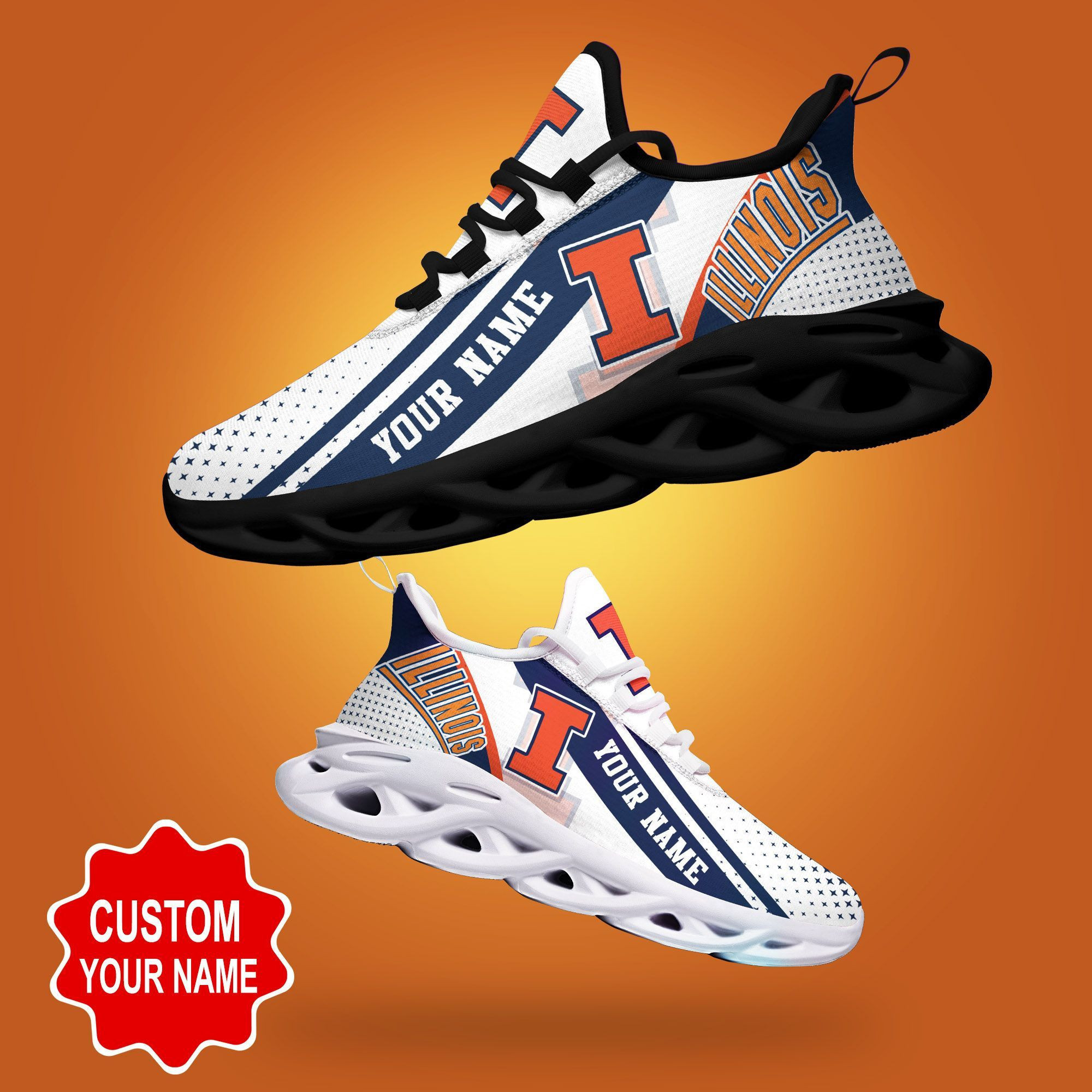 Illinois Fighting Illini Max Soul Shoes Dtms1510025