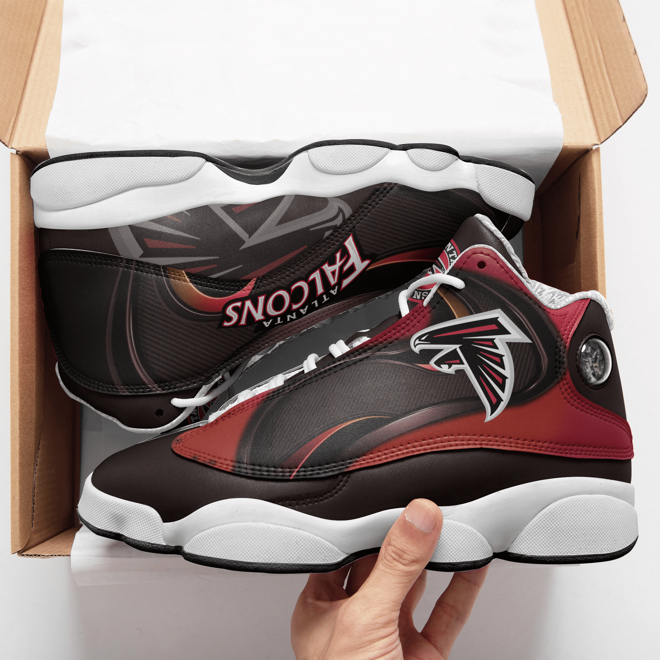 Atlanta Falcons Air Jordan 13 Sneakers JD13 V1383