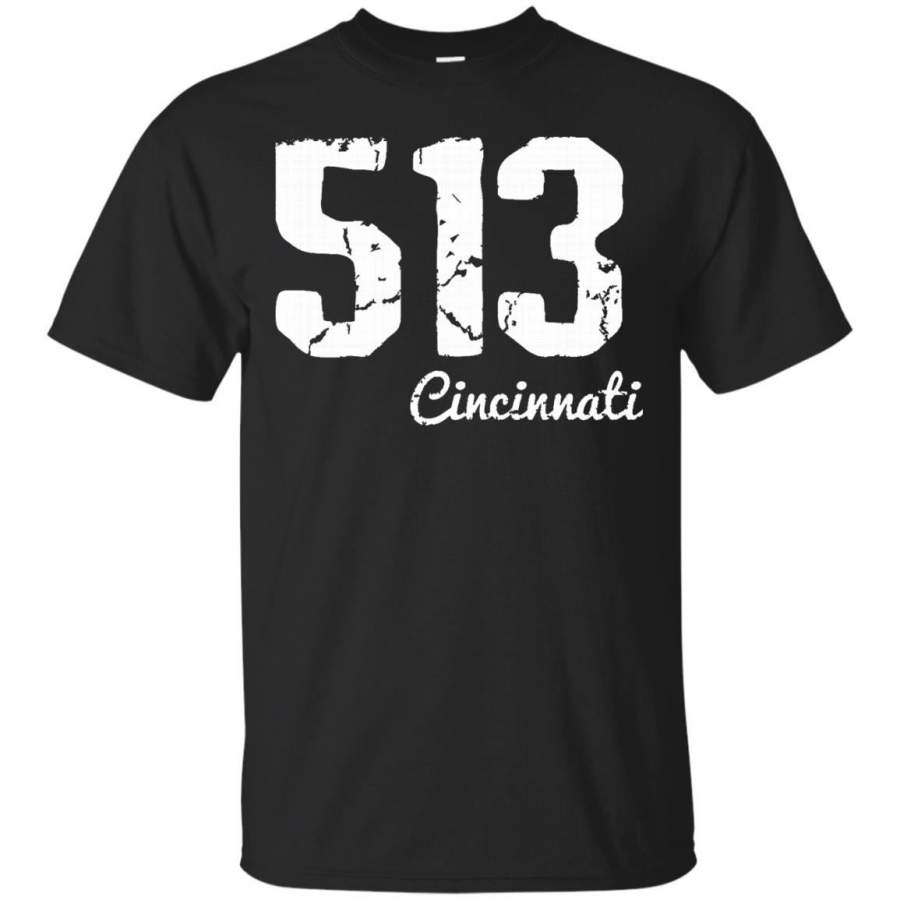 AGR Cincinnati Ohio 513 City Area Code Vintage Gift T-Shirt