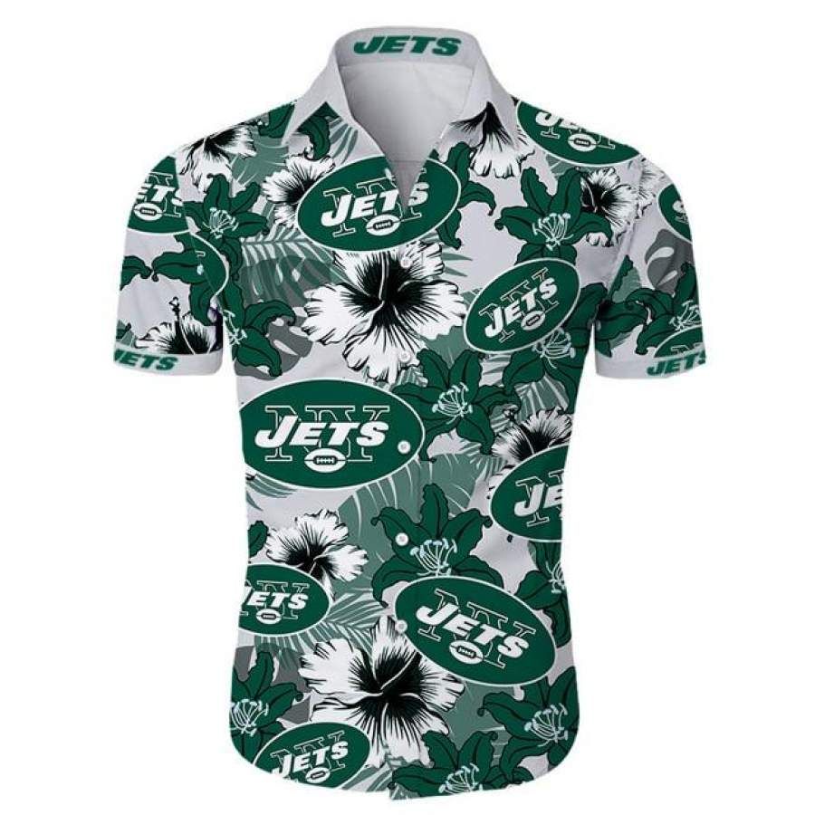 New York Jets Hawaiian Shirt - Funnymugsandshirts Fashion