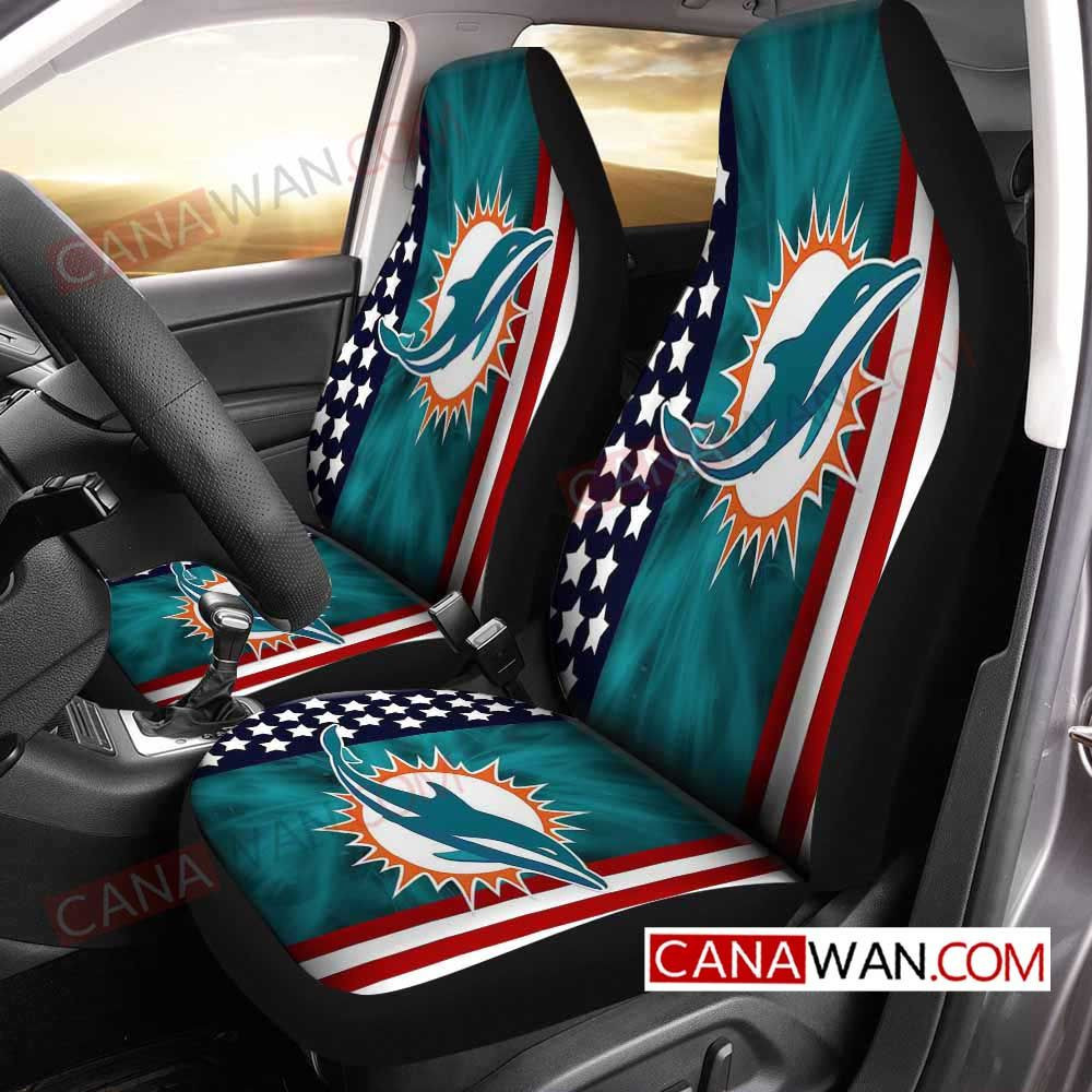 Miami Dolphins Car Seat Cover Set CSC1639