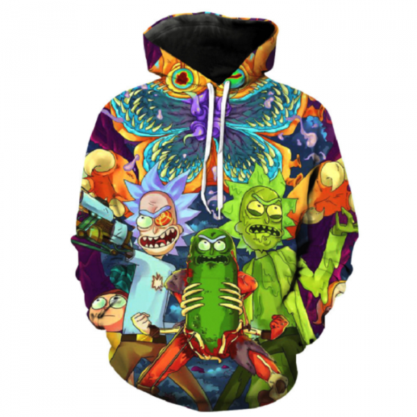 Colorful Rick And Morty Unisex 3D Printed Hoodie For Men Women Clothing Clothes Outfit Nd