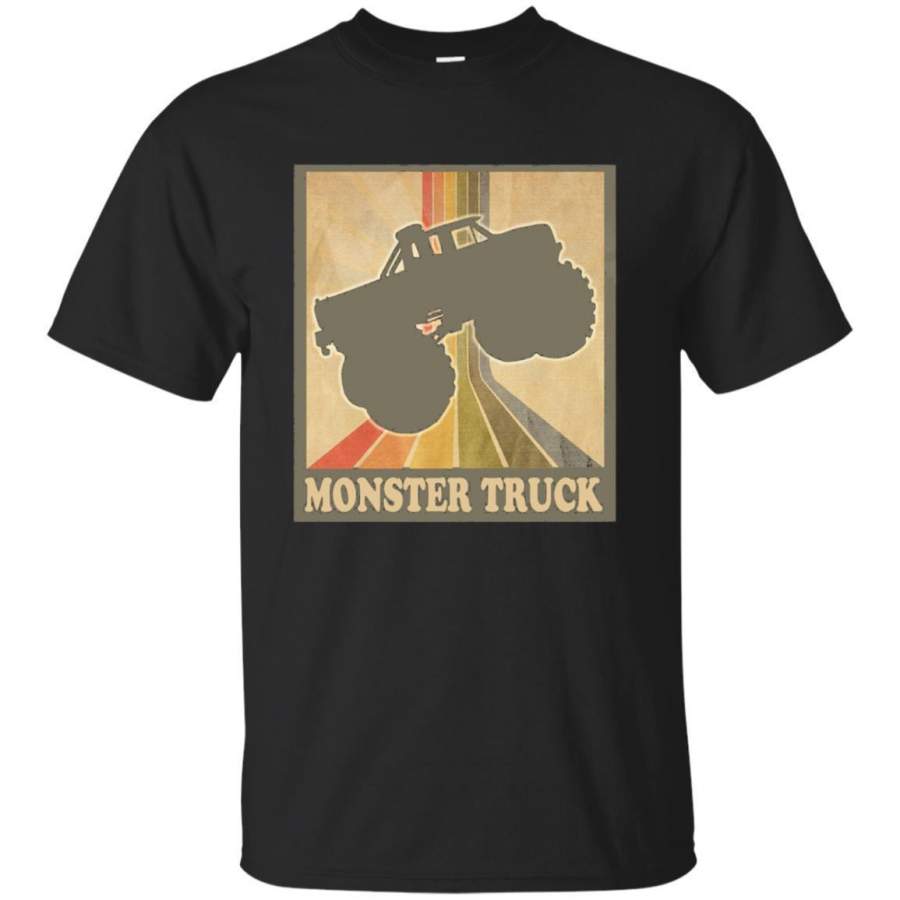 AGR Vintage Size Truck Retro Monster Men’s T-shirt