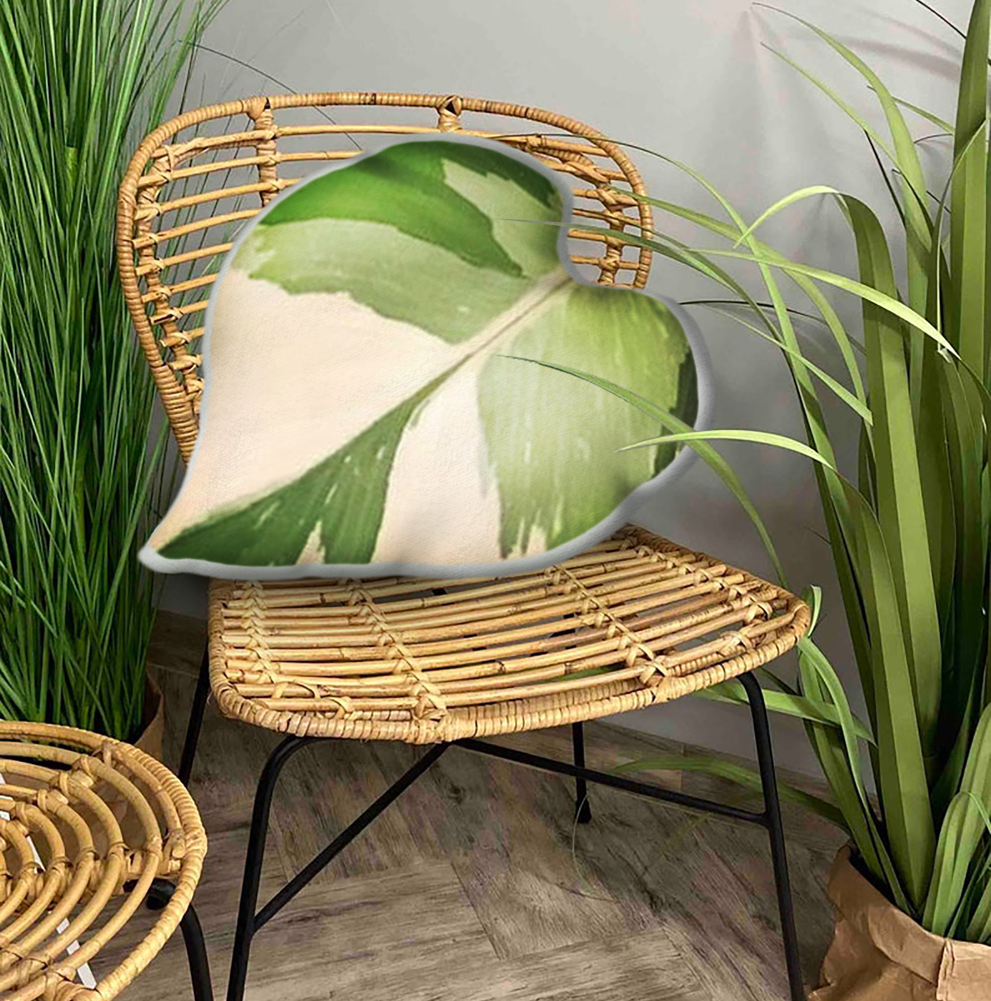 Philodendron White Wizard Leaf Pillo &hellip;