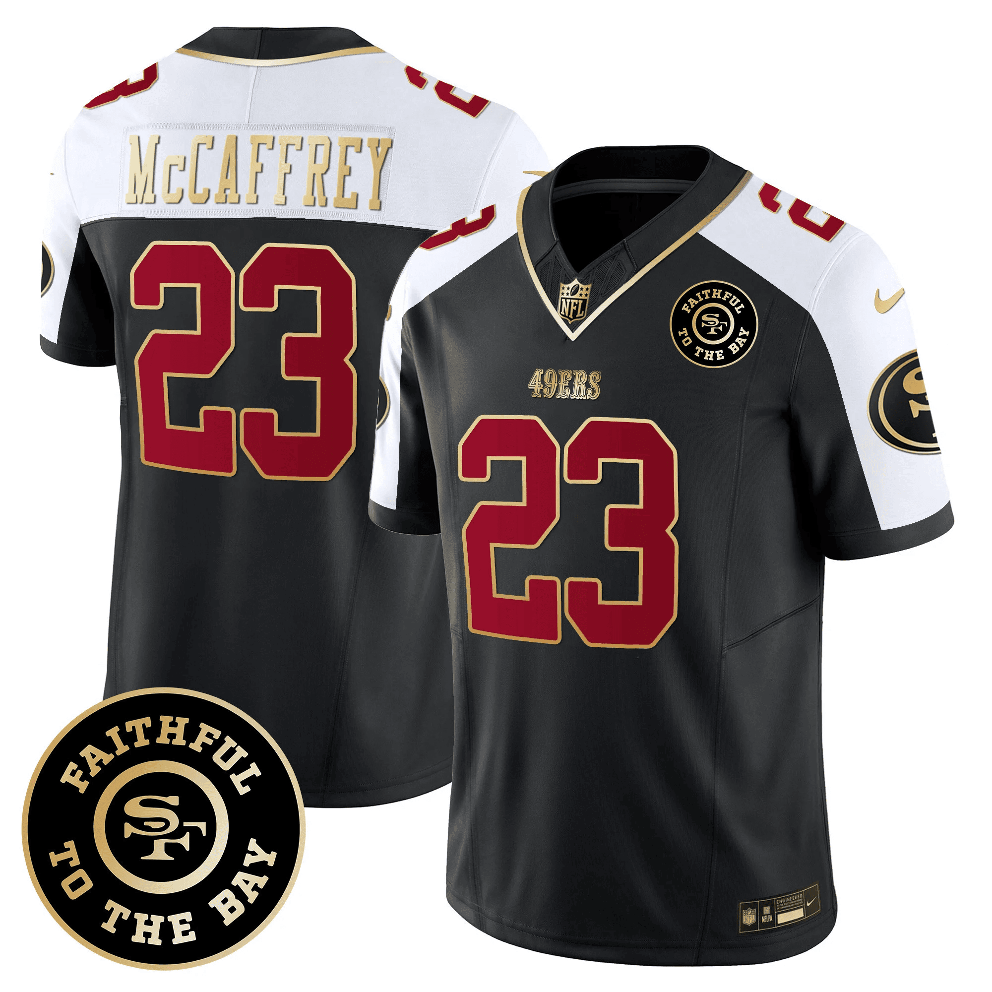 Christian Mccaffrey San Francisco 49Ers Faithful To The Bay Patch Vapor ...