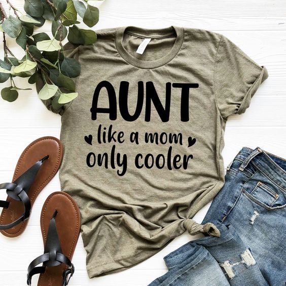 Cool Aunt Shirt, Funny Auntie Shirt, … fashionstation
