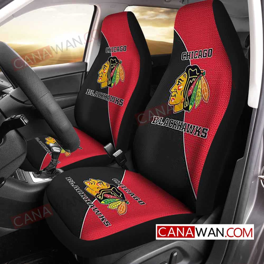 Chicago Blackhawks Car Seat Cover Set CSC9742