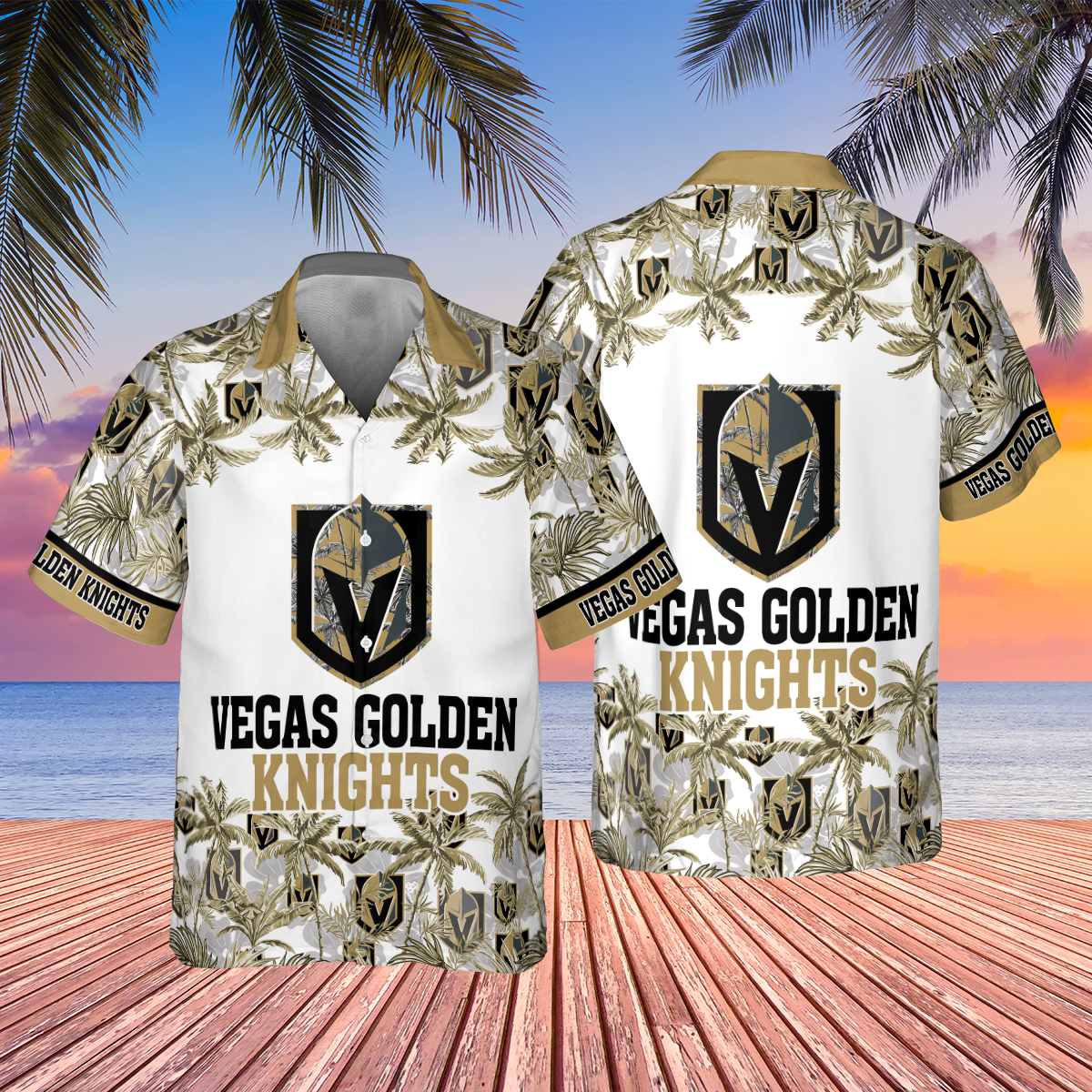 Vegas Golden Knights National Hockey League 2023 Aop Hawaiian Shirt