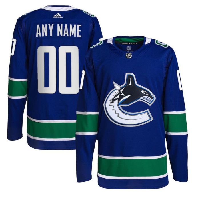 Vancouver Canucks Team Home Unisex 2023/24 Custom Jersey – Royal