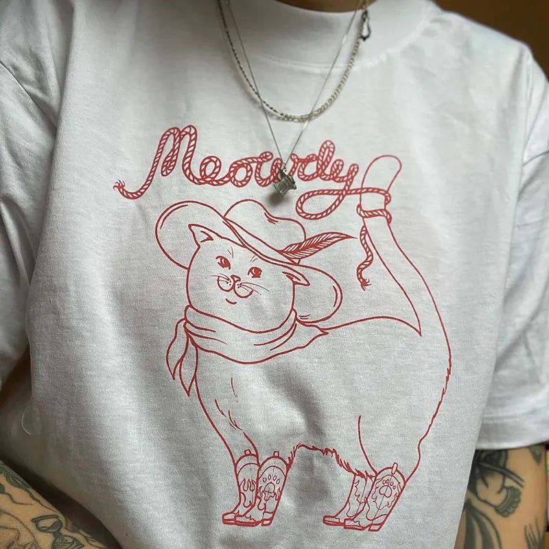 Shirt Ideas, Meowdy Cat Graphic Tee  …