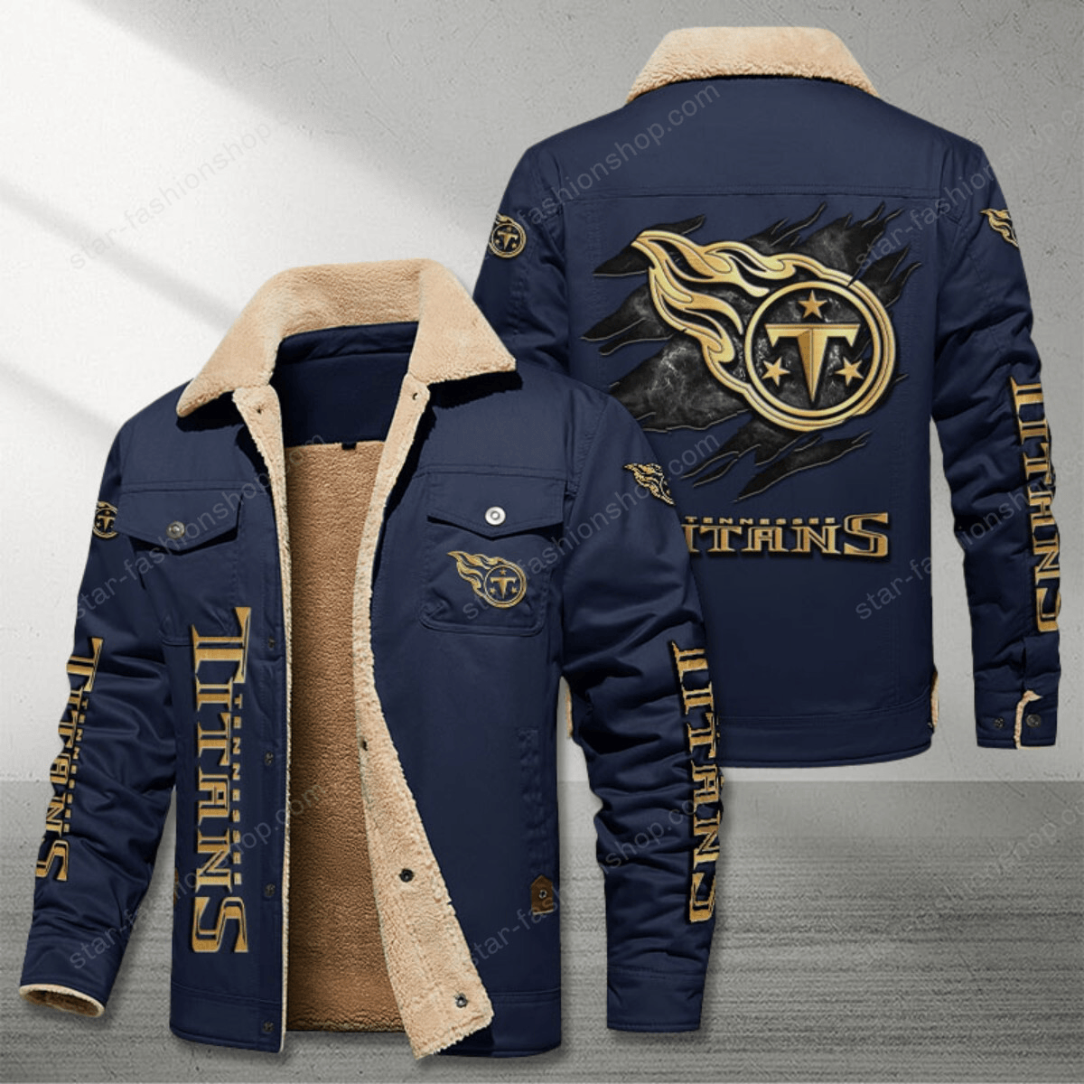 Tennessee Titans Stand Collar Jacket