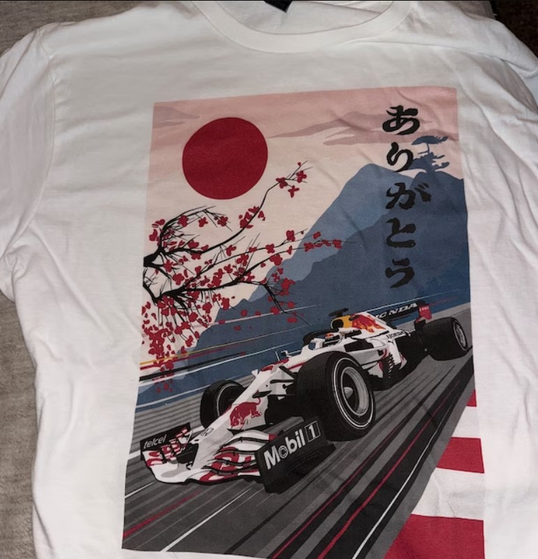 Vintage Japanes Suzuka Retro Japan Grand Prix Mobil 1 Shirt Outfit