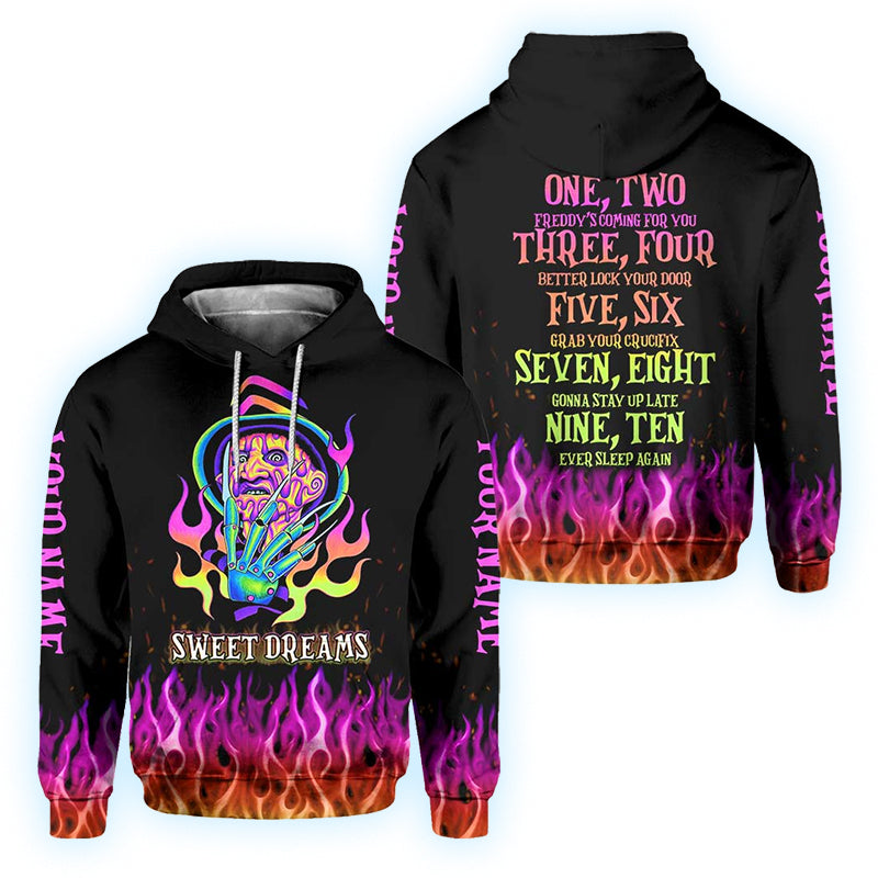 Sweet Dreams Freddy’S Coming For You Hoodie