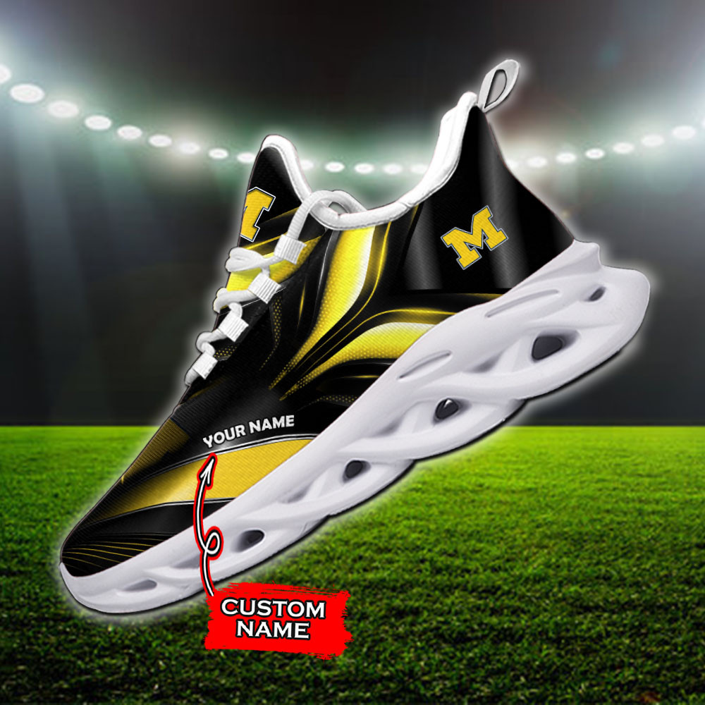 Michigan Wolverines Max Soul Shoes Sneakers For Men And Women 1878