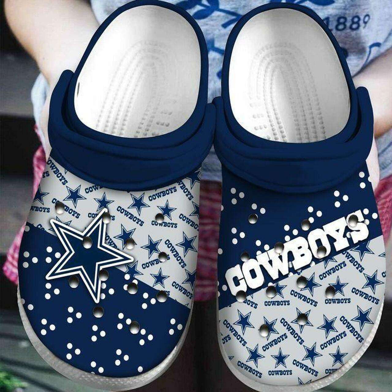 Dallas Cowboys Crocs Crocs Crocband Clog