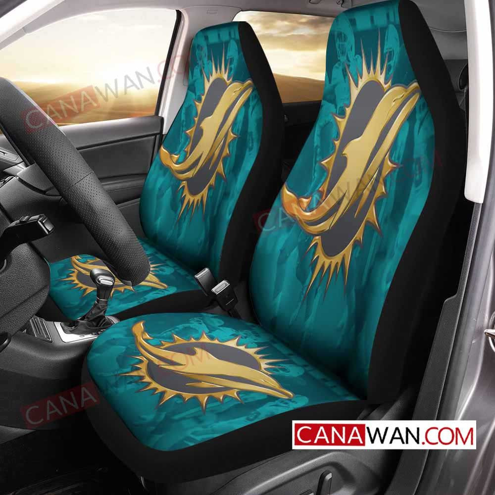 Miami Dolphins Car Seat Cover Set CSC6632