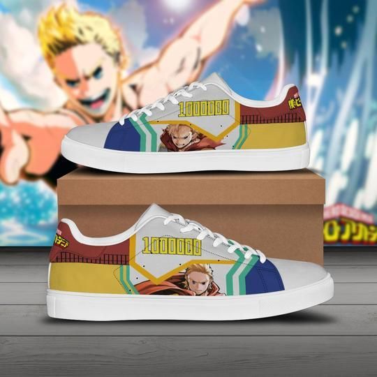 Mirio Togata My Hero Academia Low Top Leather Skate Shoes, Tennis Shoes, Fashion Sneakers L98 X My Hero Academia Collection